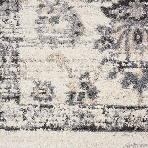 Nourison FUSION White 96 X 130 Area Rug 805-113119 Image 4