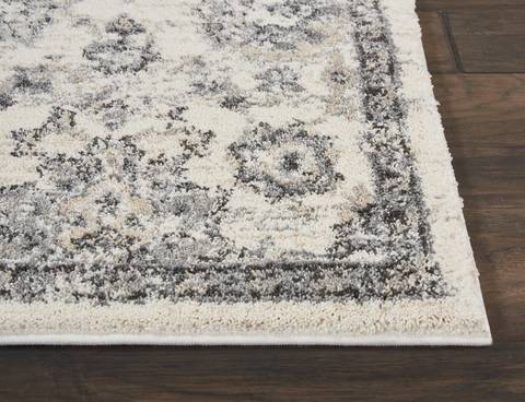 Nourison FUSION White Runner 22 X 76 Area Rug 805-113120 Image 1