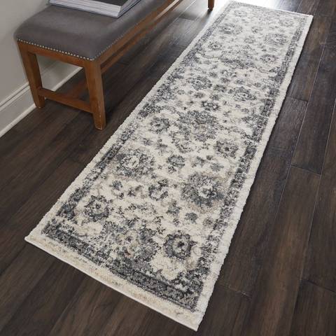 Nourison FUSION White Runner 22 X 76 Area Rug 805-113120 Image 3