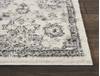 Nourison FUSION White Runner 22 X 76 Area Rug  805-113120 Thumb 1