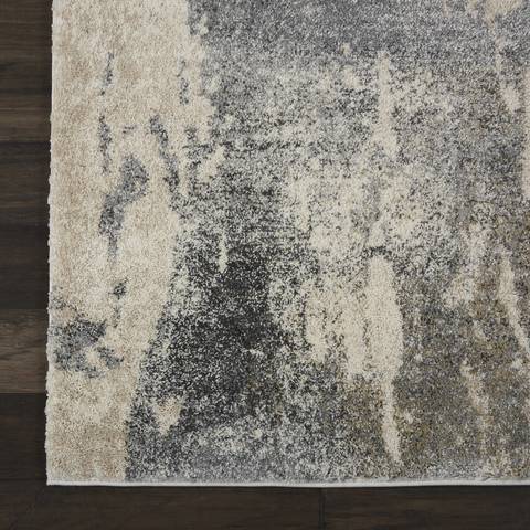 Nourison FUSION White 96 X 130 Area Rug 805-113124 Image 3