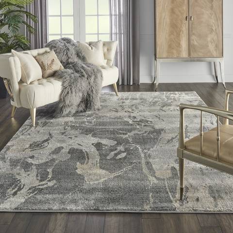 Nourison FUSION Beige 710 X 106 Area Rug 805-113128 Image 1