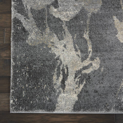 Nourison Fusion Beige 96 X 130 Area Rug 805-113129 Image 1