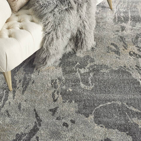 Nourison Fusion Beige 96 X 130 Area Rug 805-113129 Image 4