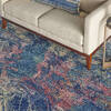 Nourison Fusion Blue 710 X 106 Area Rug  805-113133 Thumb 4