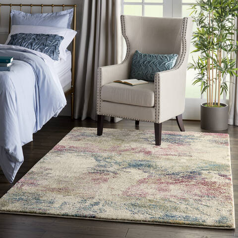 Nourison Fusion Beige 53 X 73 Area Rug 805-113137 Image 5