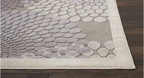 Nourison Graphic Illusions Grey 90 X 120 Area Rug 805-113141 Image 5