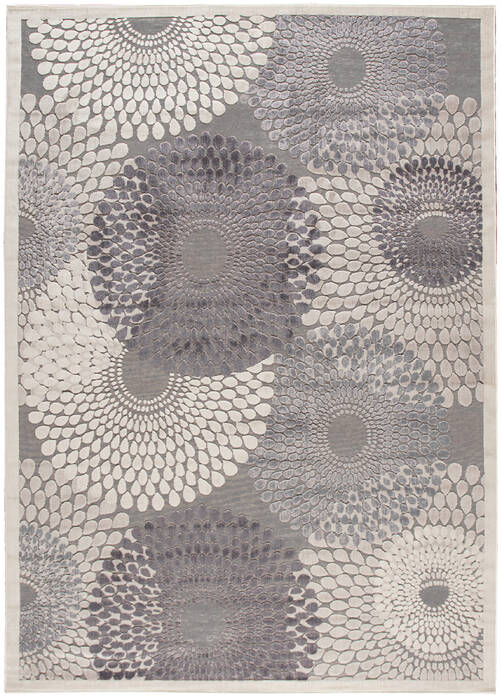 Nourison Graphic Illusions Grey 90 X 120 Area Rug 805-113141 Image 0