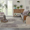 Nourison Graphic Illusions Grey 90 X 120 Area Rug  805-113141 Thumb 3