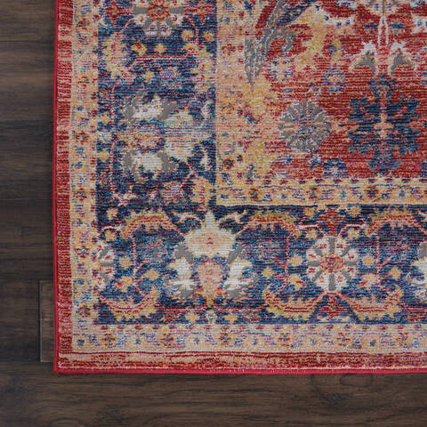 Nourison Global Vintage Red 53 X 76 Area Rug 805-113154 Image 1