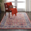 Nourison Global Vintage Red 53 X 76 Area Rug  805-113154 Thumb 3