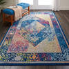 Nourison Global Vintage Blue 40 X 60 Area Rug  805-113170 Thumb 3