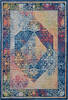 Nourison Global Vintage Blue 40 X 60 Area Rug 805-113170 Thumb 0