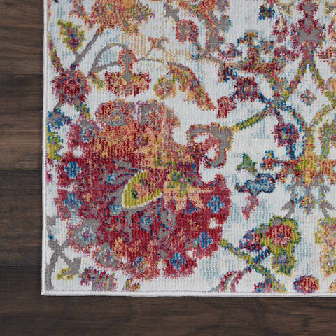 Nourison Global Vintage Beige Runner 20 X 60 Area Rug 805-113192 Image 1