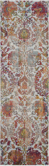Nourison Global Vintage Beige Runner 20 X 60 Area Rug 805-113192 Image 0