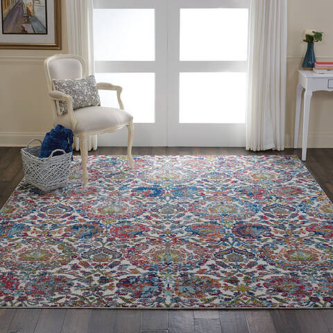 Nourison Global Vintage Beige 710 X 910 Area Rug 805-113197 Image 3