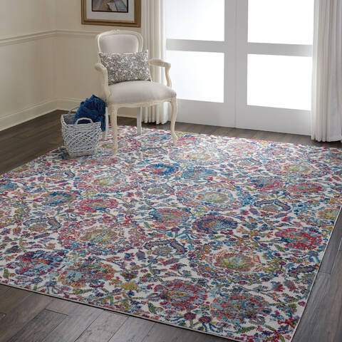 Nourison Global Vintage Beige 710 X 910 Area Rug 805-113197 Image 5