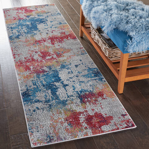 Nourison Global Vintage Multicolor Runner 24 X 80 Area Rug 805-113239 Image 3