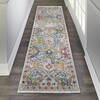 Nourison Global Vintage Grey Runner 20 X 60 Area Rug 805-113247 Thumb 3