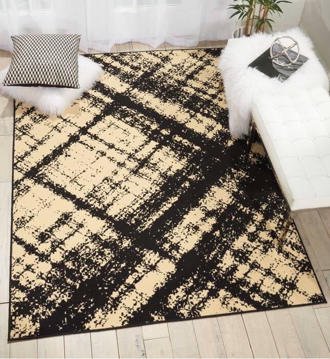 Nourison Grafix Beige 53 X 73 Area Rug 805-113283 Image 3