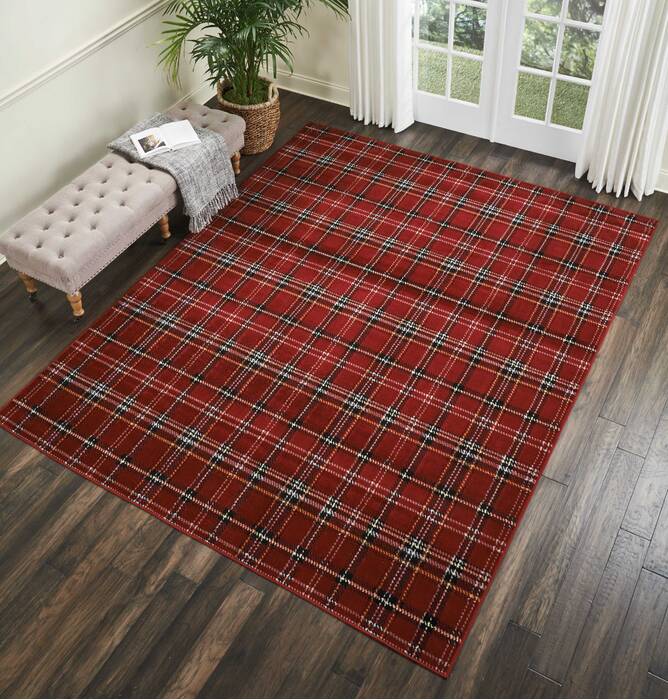 Nourison Grafix Red 710 X 910 Area Rug 805-113288 Image 3