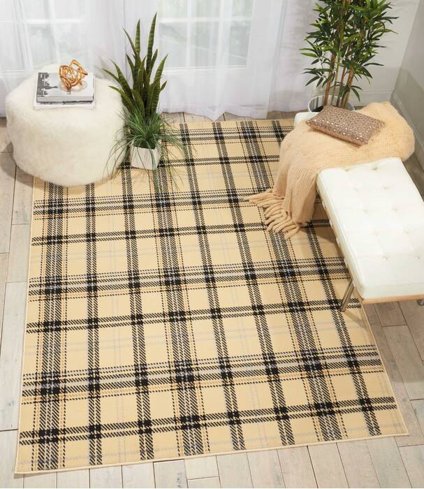 Nourison Grafix Beige 710 X 910 Area Rug 805-113290 Image 3