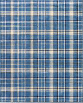 Nourison Grafix Blue Rectangle 8x10 ft Polypropylene Carpet 113292