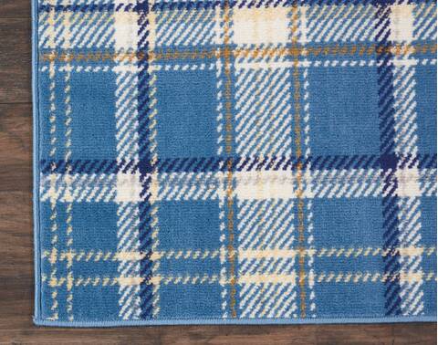 Nourison Grafix Blue Runner 23 X 76 Area Rug 805-113293 Image 1