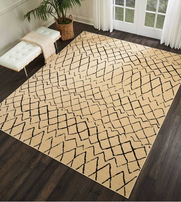 Nourison Grafix Beige 710 X 910 Area Rug 805-113296 Image 3