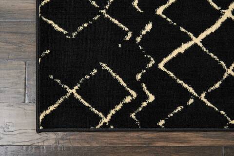 Nourison Grafix Black 710 X 910 Area Rug 805-113297 Image 1