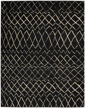 Nourison Grafix Black Rectangle 8x10 ft Polypropylene Carpet 113297