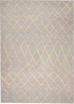 Nourison Grafix Grey 5'3" X 7'3" Area Rug  805-113298