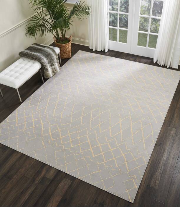Nourison Grafix Grey 710 X 910 Area Rug 805-113299 Image 3