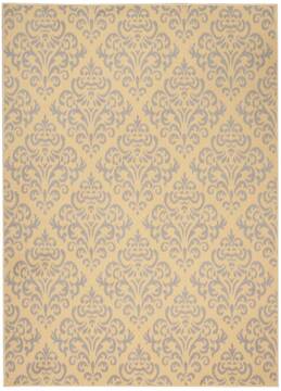 Nourison Grafix Beige Rectangle 5x7 ft Polypropylene Carpet 113302