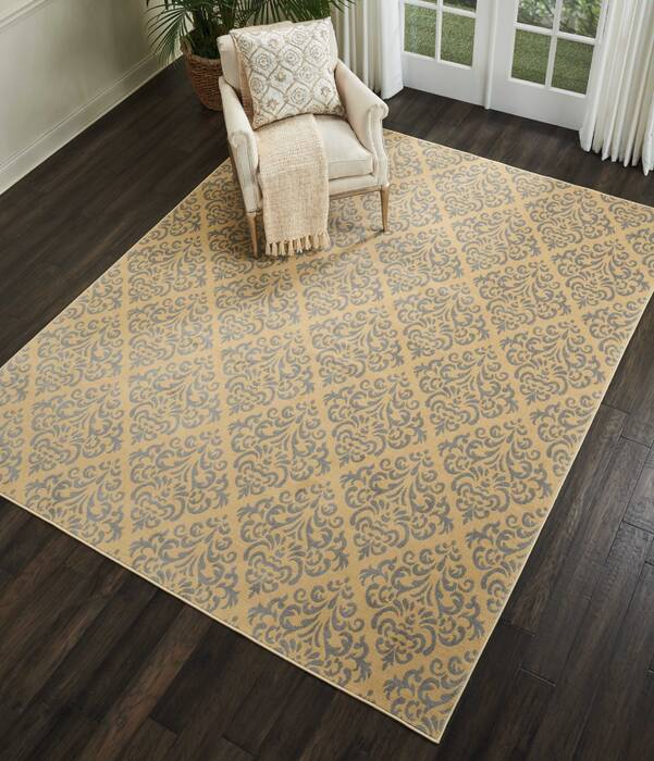Nourison Grafix Beige 710 X 910 Area Rug 805-113303 Image 3