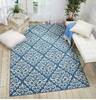 Nourison Grafix Blue 53 X 73 Area Rug  805-113304 Thumb 3