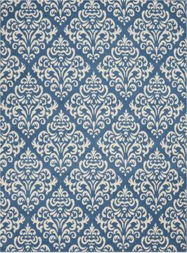 Nourison Grafix Blue 5'3" X 7'3" Area Rug  805-113304