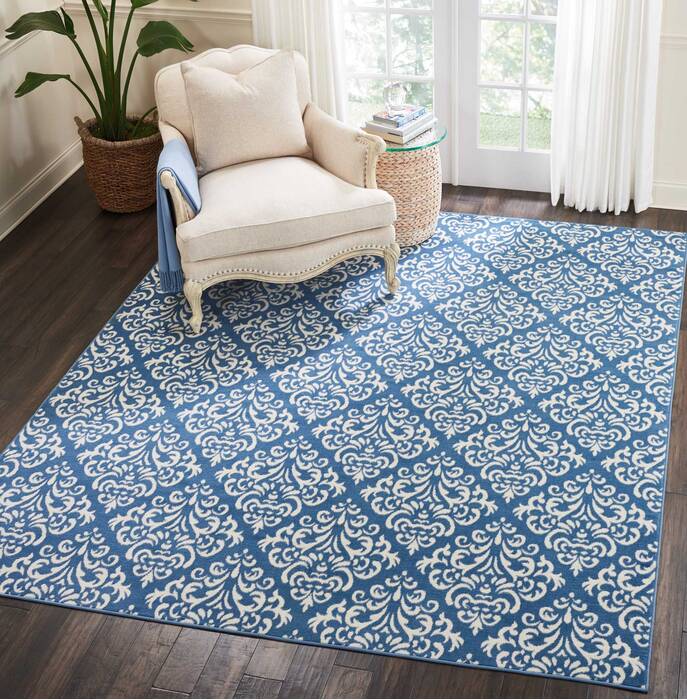 Nourison Grafix Blue 710 X 910 Area Rug 805-113305 Image 3