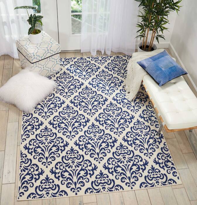 Nourison Grafix White 53 X 73 Area Rug 805-113306 Image 3