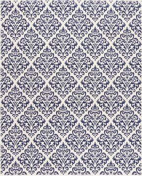 Nourison Grafix White Rectangle 8x10 ft Polypropylene Carpet 113307