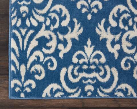 Nourison Grafix Blue Runner 23 X 76 Area Rug 805-113308 Image 1
