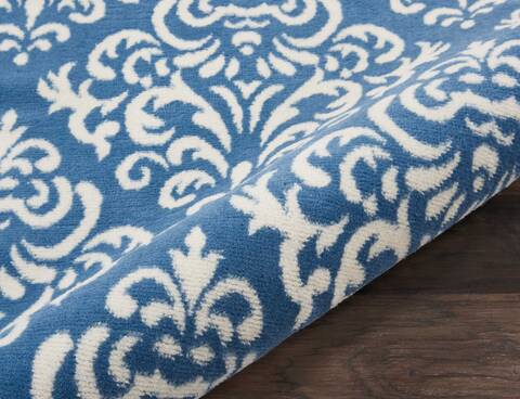 Nourison Grafix Blue Runner 23 X 76 Area Rug 805-113308 Image 2