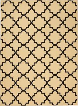 Nourison Grafix Beige Rectangle 5x7 ft Polypropylene Carpet 113312