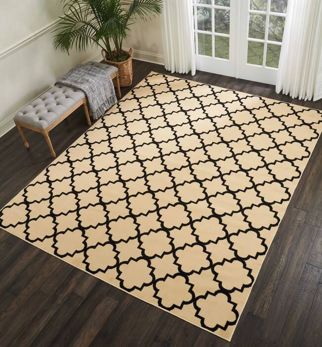 Nourison Grafix Beige 710 X 910 Area Rug 805-113313 Image 3