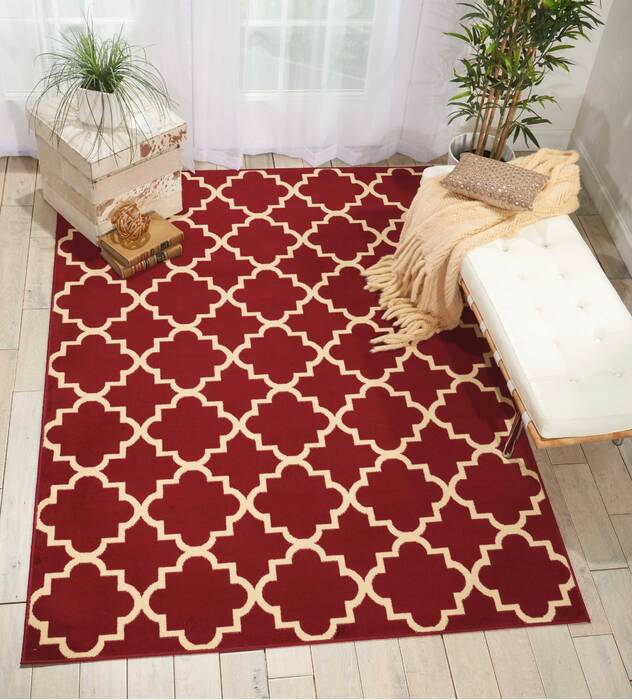 Nourison Grafix Red 53 X 73 Area Rug 805-113314 Image 3