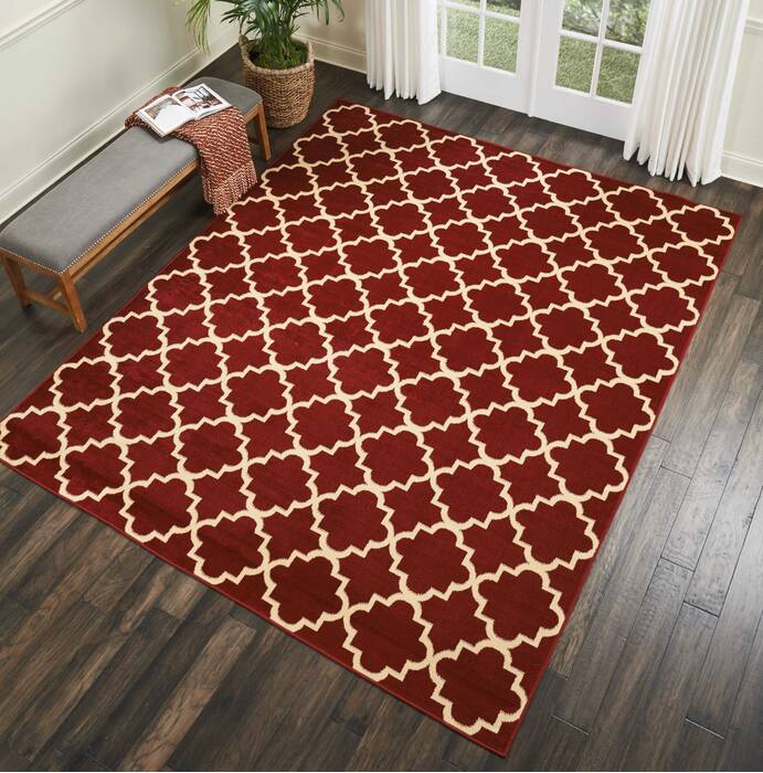 Nourison Grafix Red 710 X 910 Area Rug 805-113315 Image 3