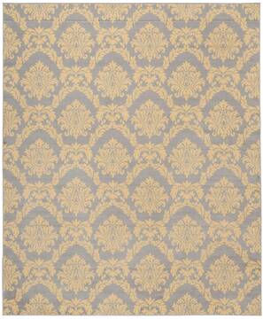 Nourison Grafix Grey Rectangle 8x10 ft Polypropylene Carpet 113317