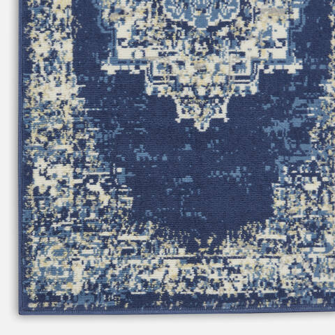 Nourison Grafix Blue 710 X 910 Area Rug 805-113323 Image 4