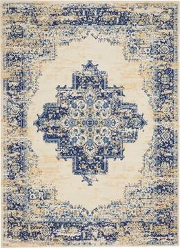 Nourison Grafix White 5'3" X 7'3" Area Rug  805-113324