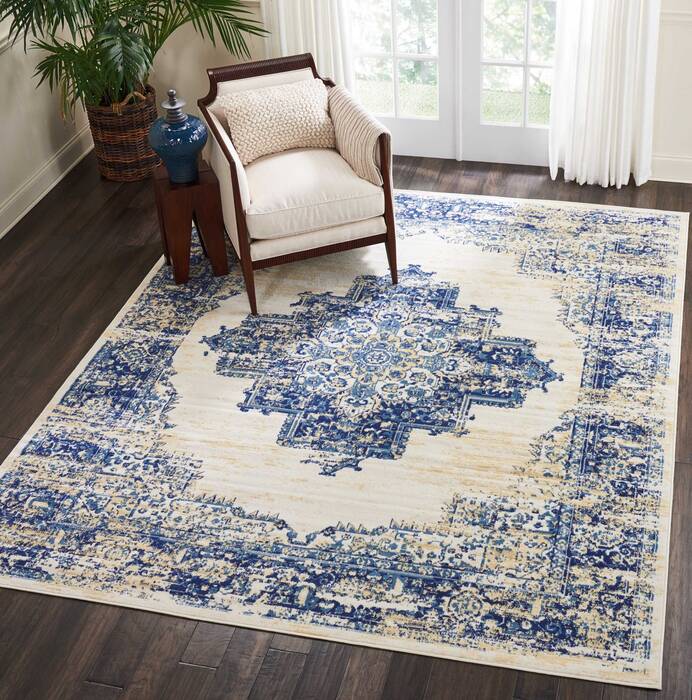 Nourison Grafix White 710 X 910 Area Rug 805-113325 Image 3